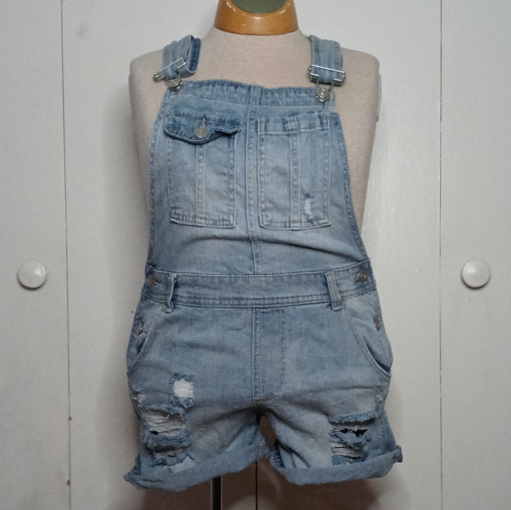 No Boundaries Overall Shorts